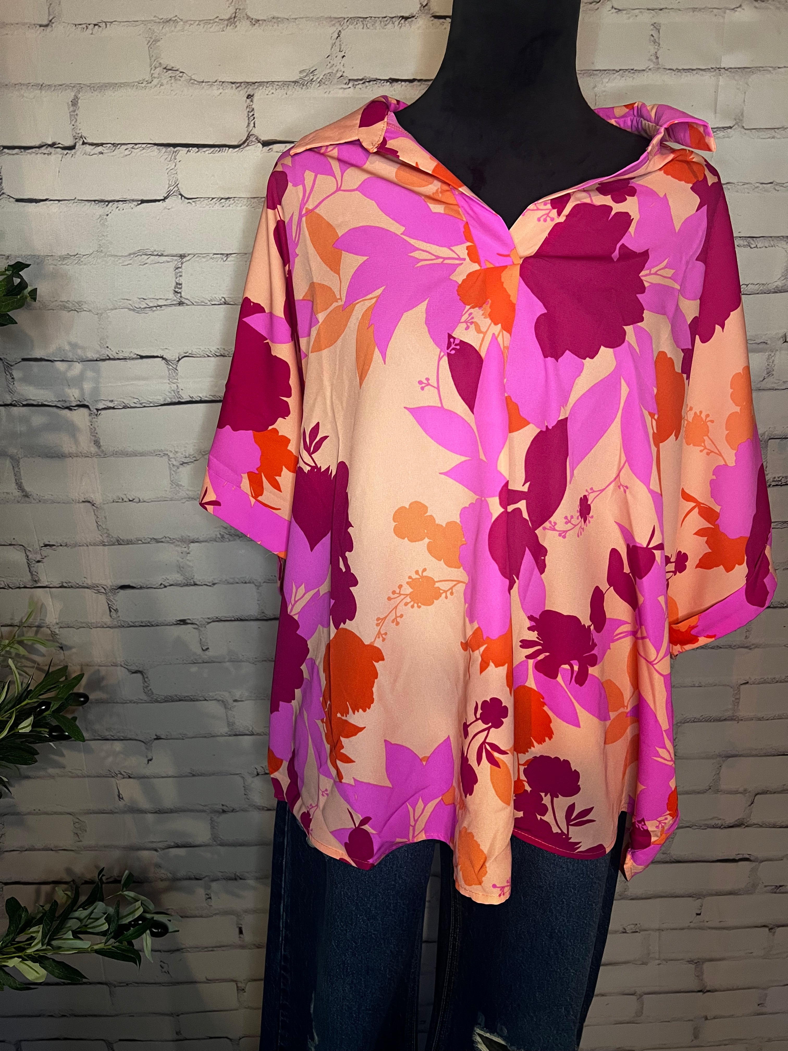 Hazy Cosmic Jive Relaxed Blouse