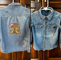 Girls Western Embroidered Jacket