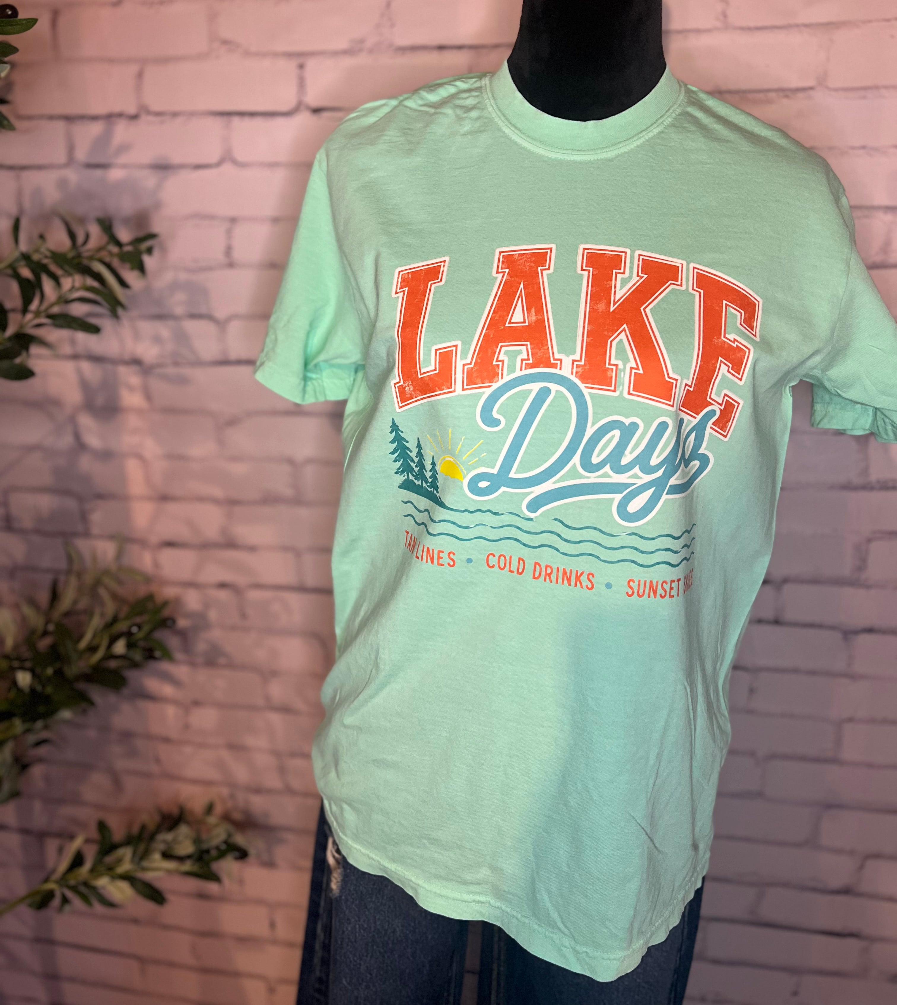 Lake Days Tee - Island Reef