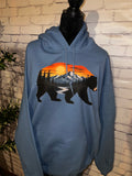 Sunset Bear Hoodie