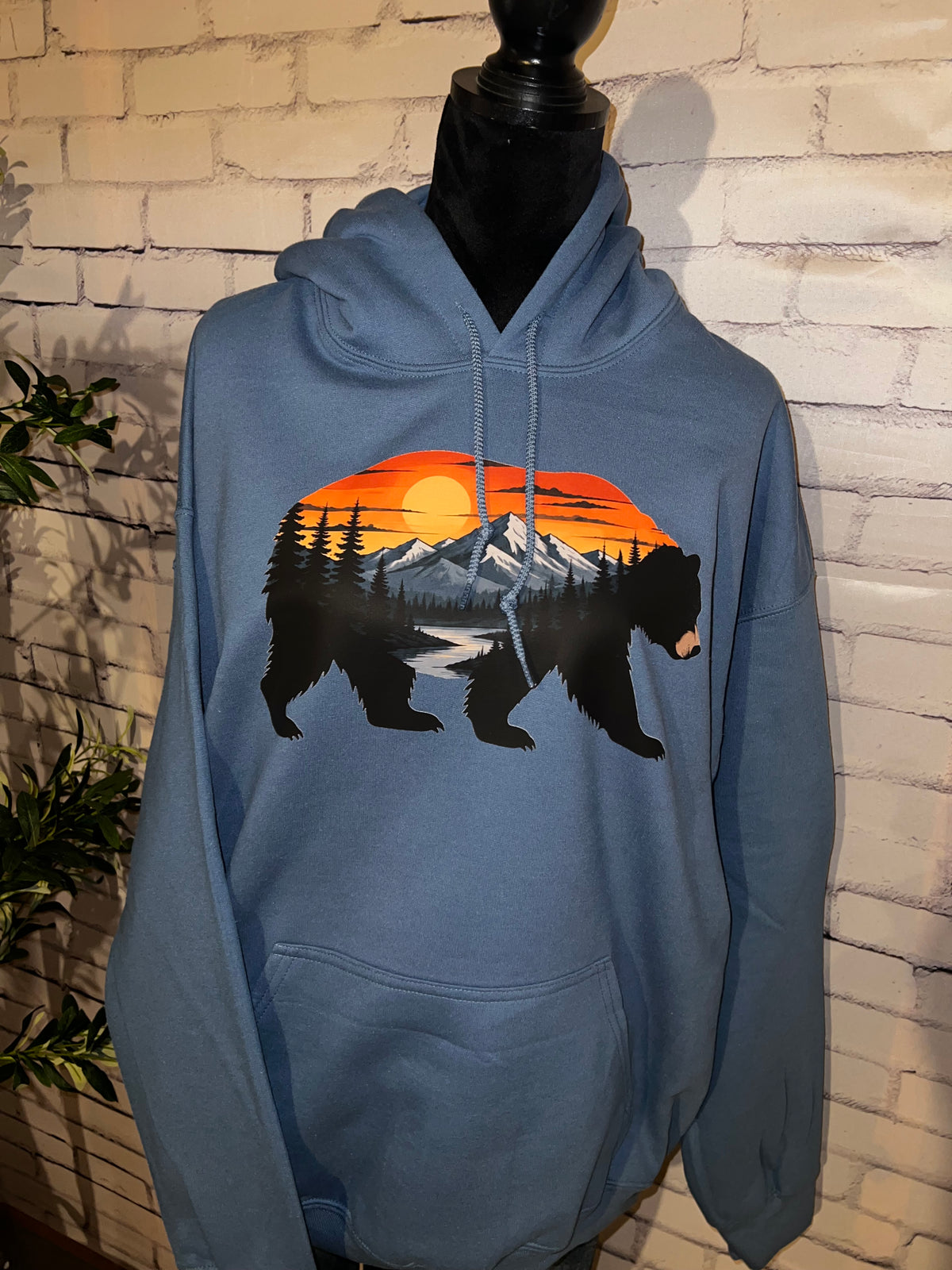 Sunset Bear Hoodie