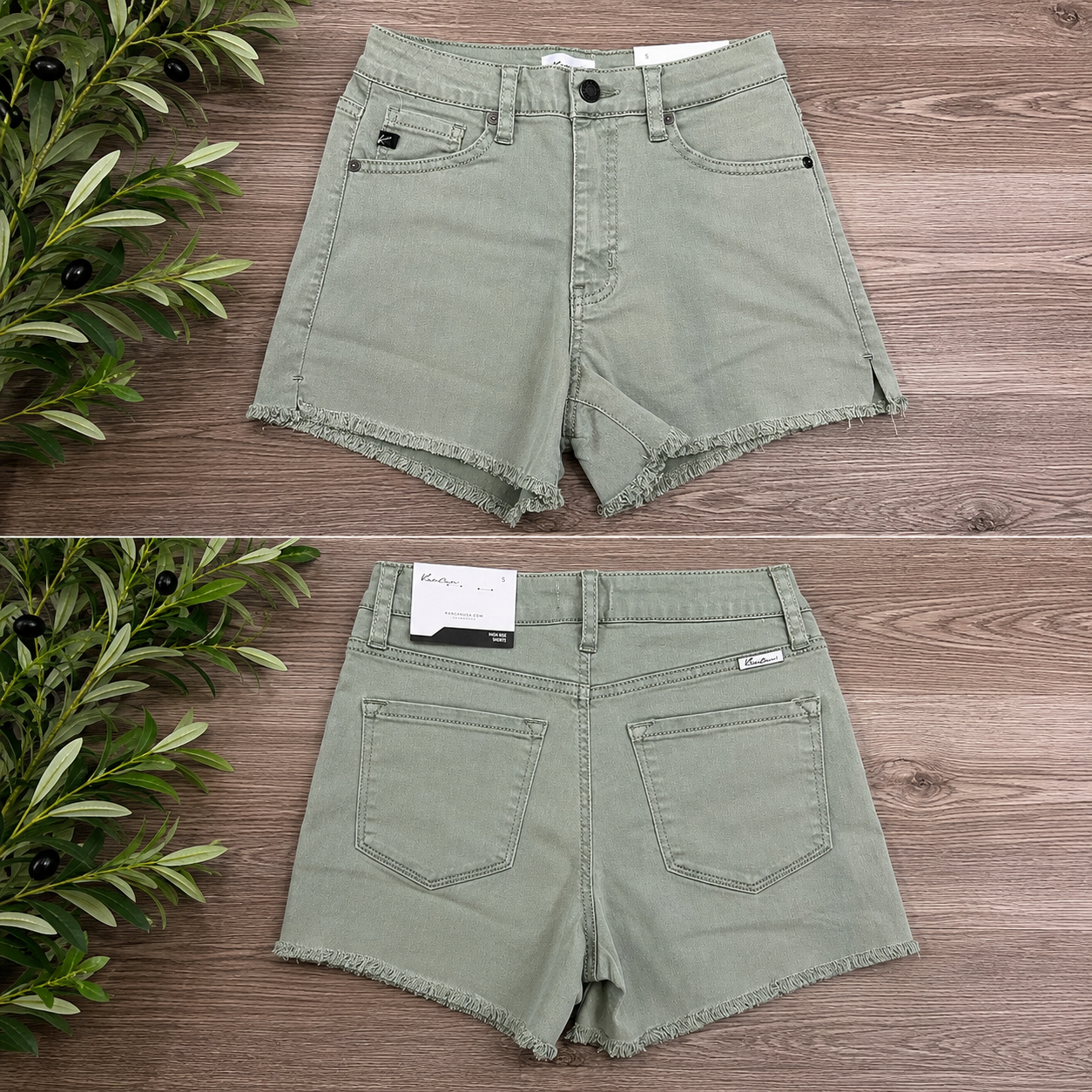 High Rise Kancan Shorts