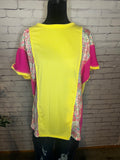 Plus size floral top