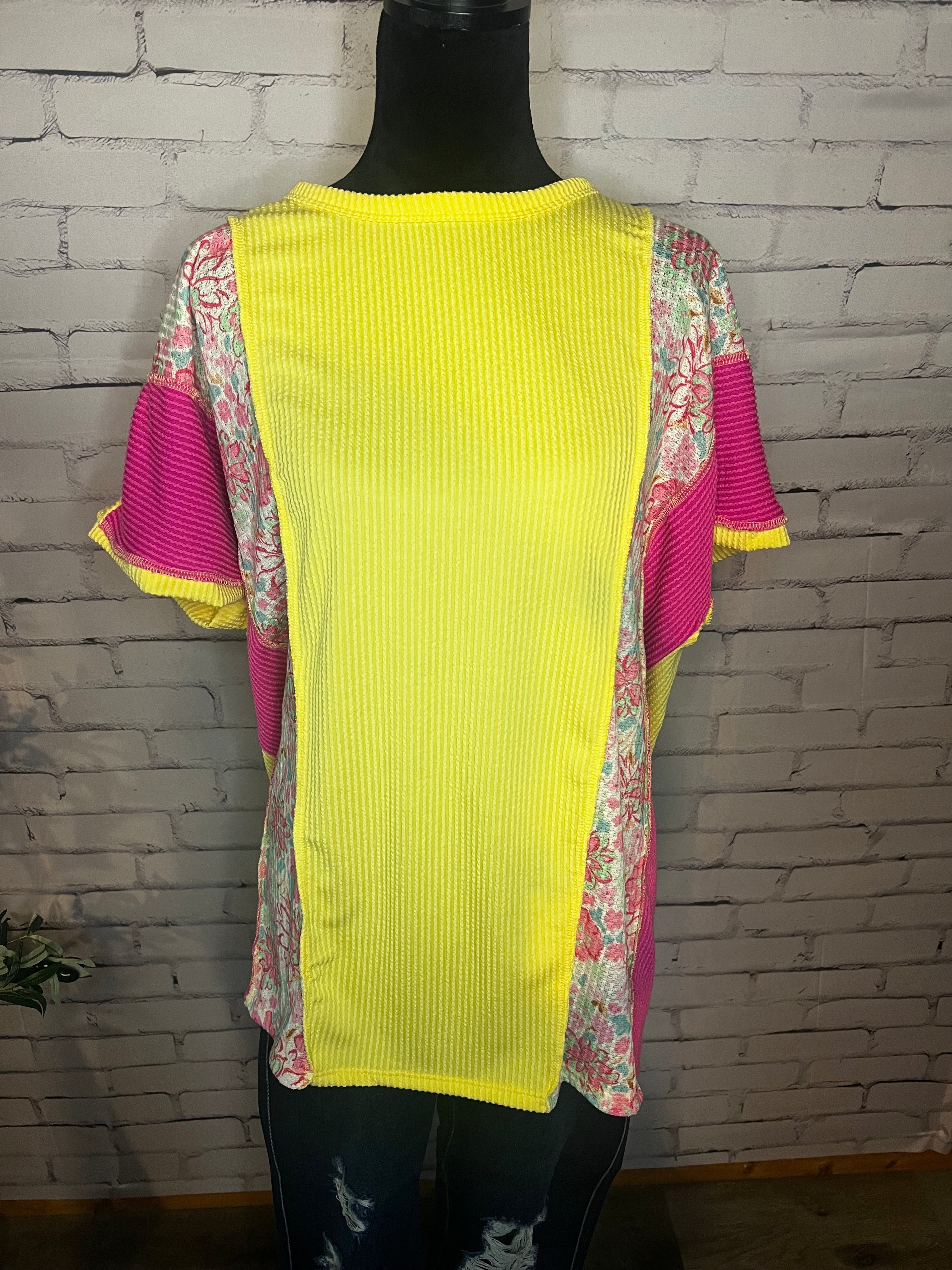 Plus size floral top