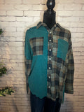 Tied for Time Thermal Plaid Button Up