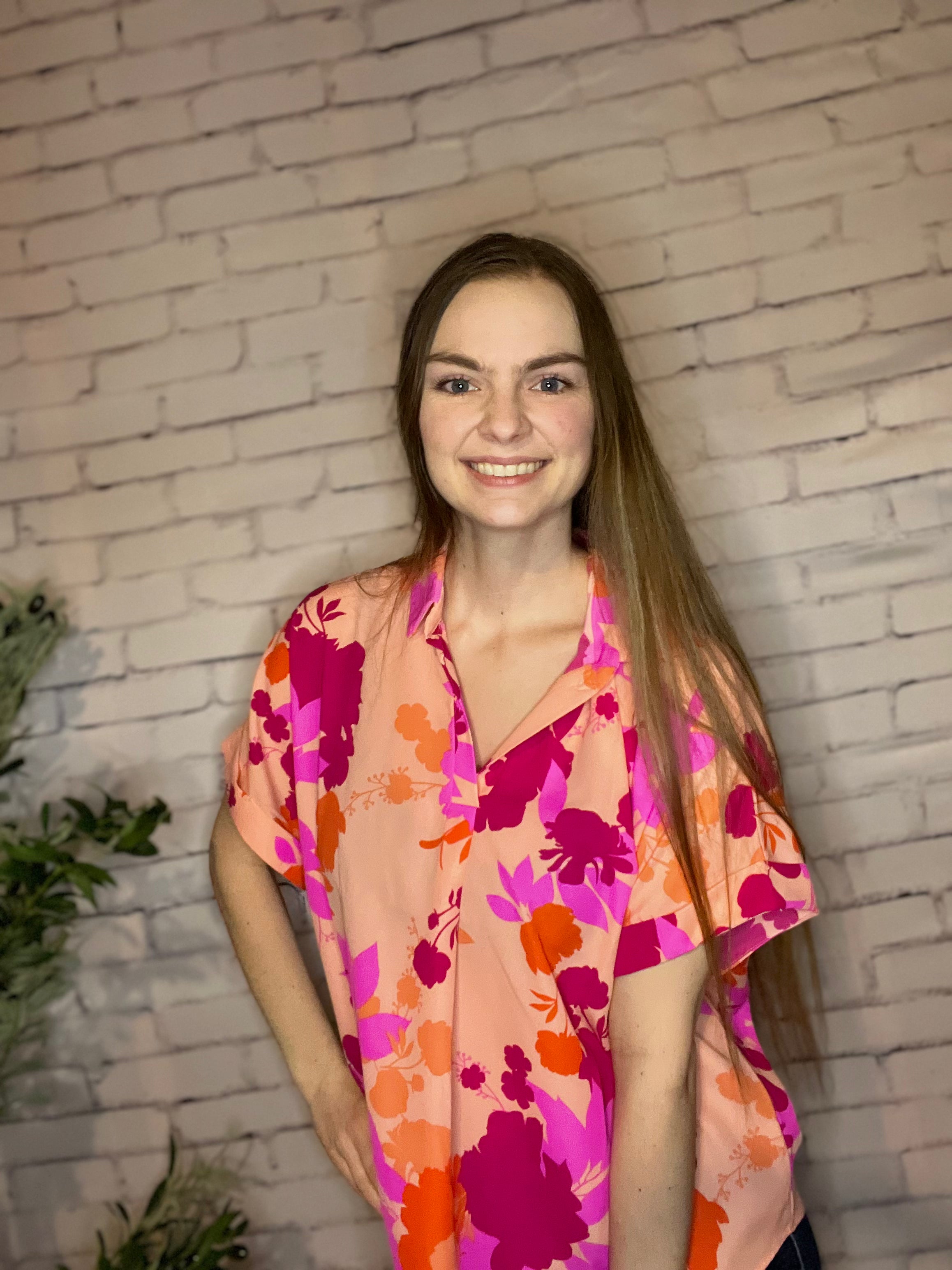 Hazy Cosmic Jive Relaxed Blouse