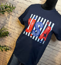 USA Graphic Tee - Navy