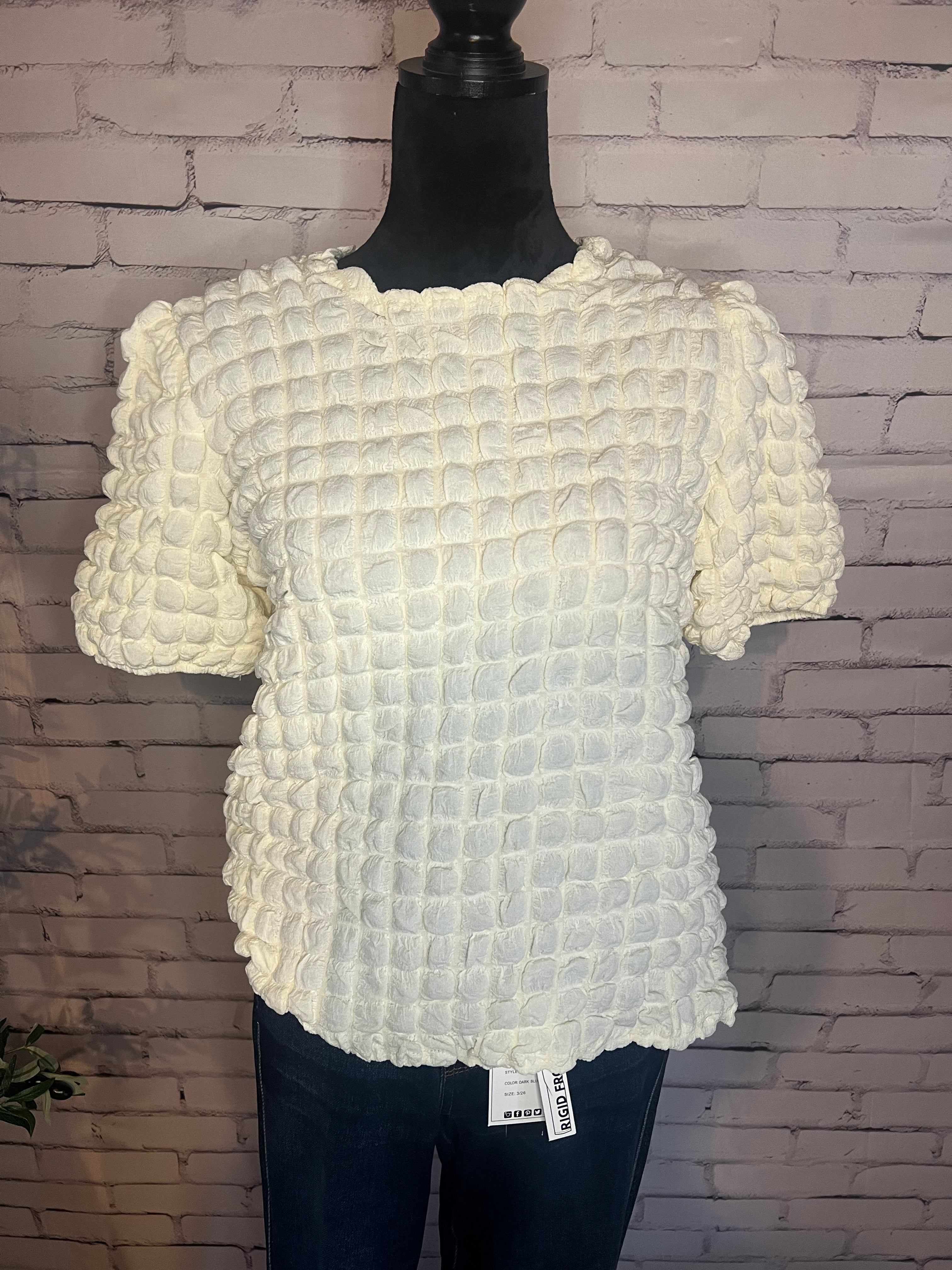 The Cloud Nine Texture Top