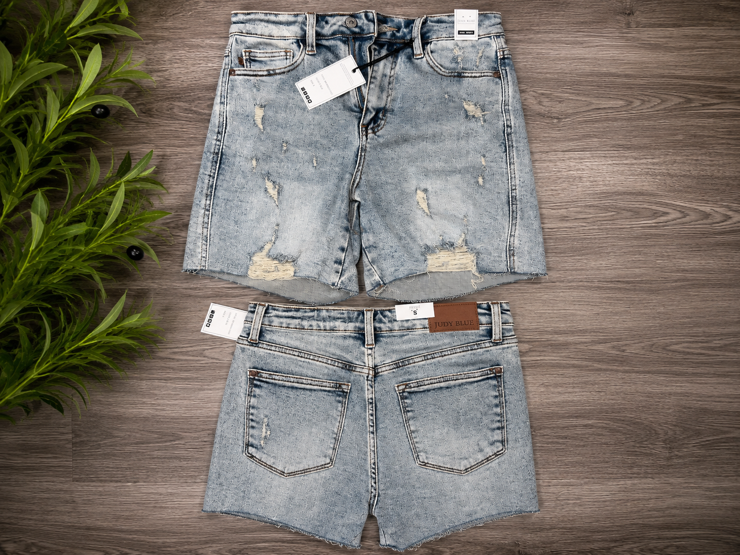 Cindy High Rise Mineral Wash Distressed Boyfriend Shorts