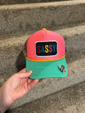 Sassy Embroidered Trucker Hat