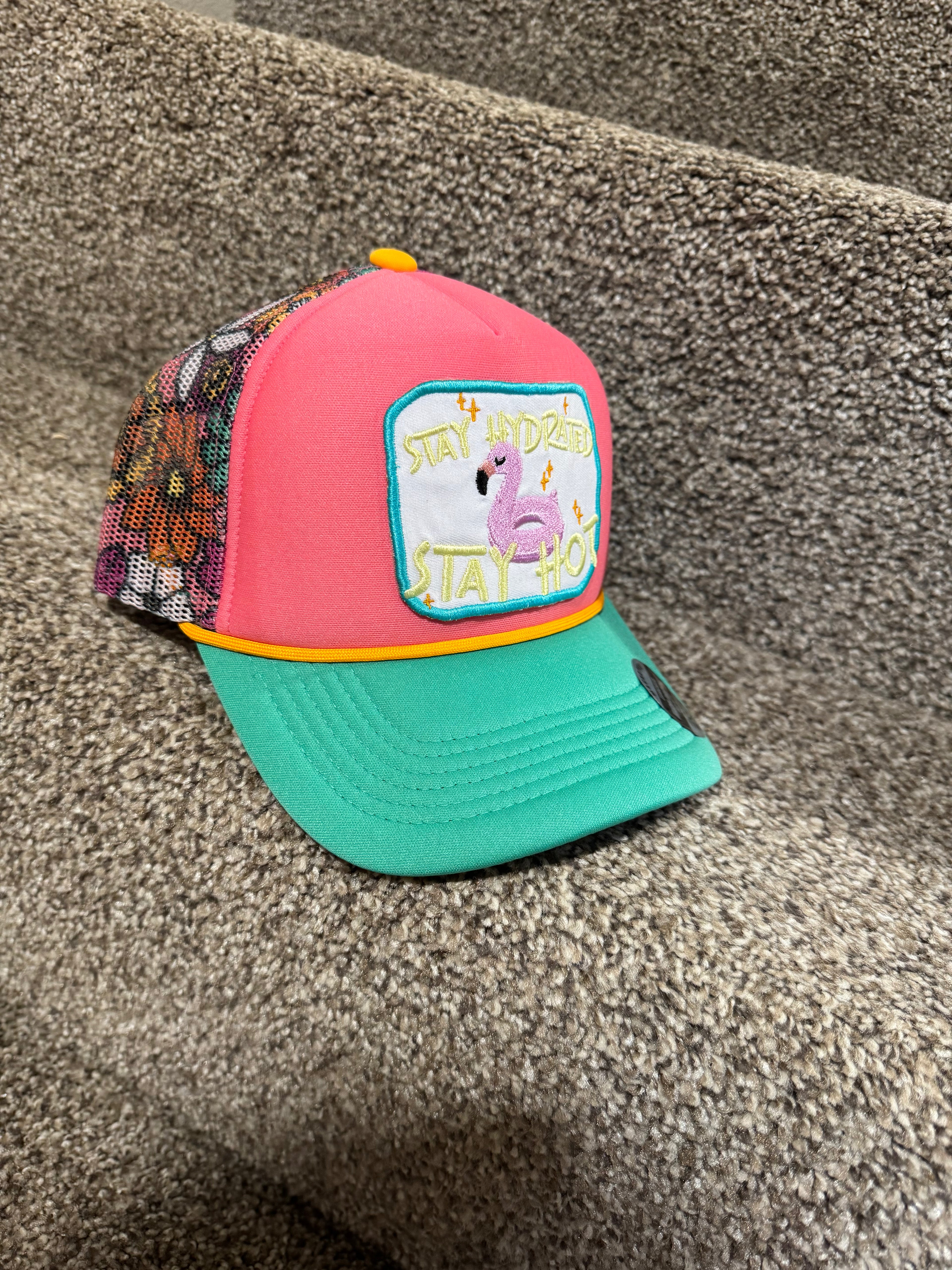 Stay Hot Embroidered Trucker Hat